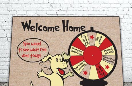 Welcome Home, Spin the Wheel - funny doormat M957_800x800